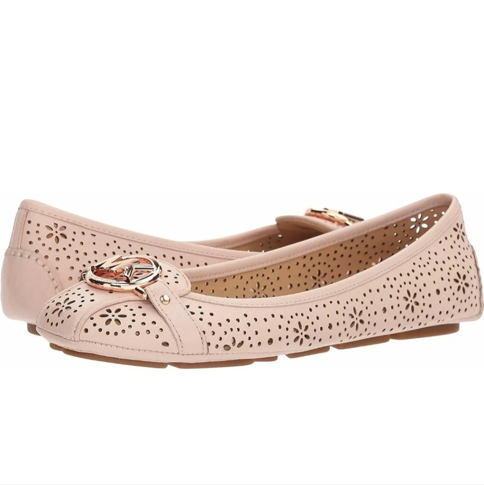 MICHAEL Michael Kors Pink Perforated Flats
